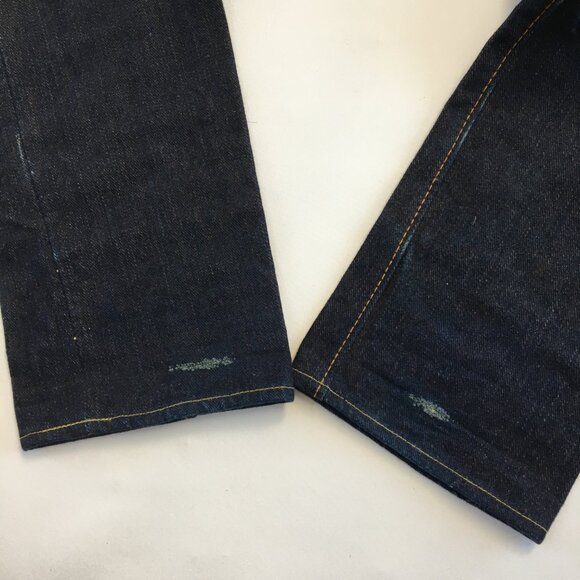 The Strike Gold Japan Slim Tapered 17oz Selvedge Button Fly Jeans 29 - Picture 8 of 12
